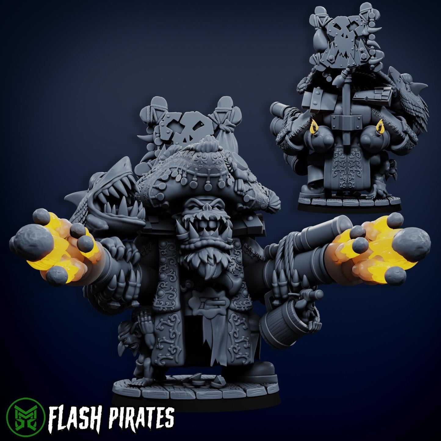 Flashy Pirate Orks by Mekka Miniatures