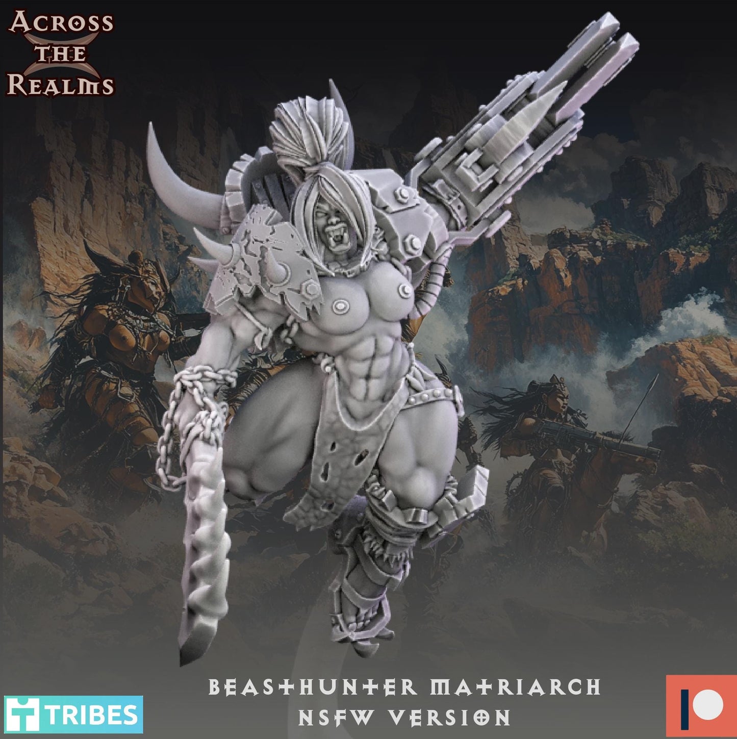 Beasthunter Matriarch by Across the Realms Miniatures