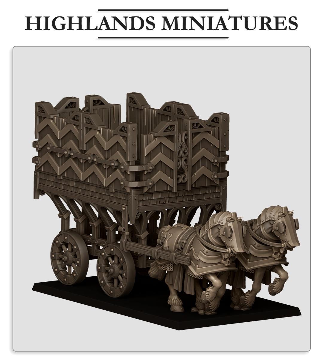 Sunland Armored Wagon  by Highland Miniatures