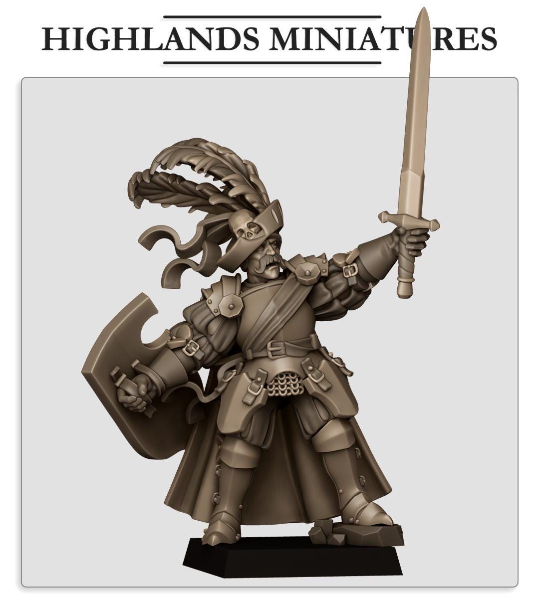 Sunland General on Foot  by Highland Miniatures