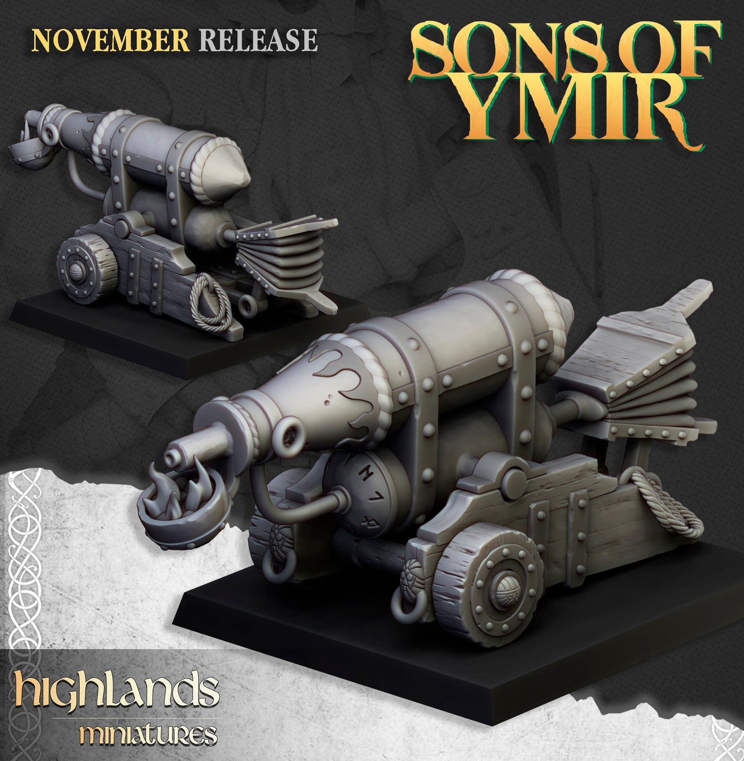 Dwarf Artillery from Highland Miniatures