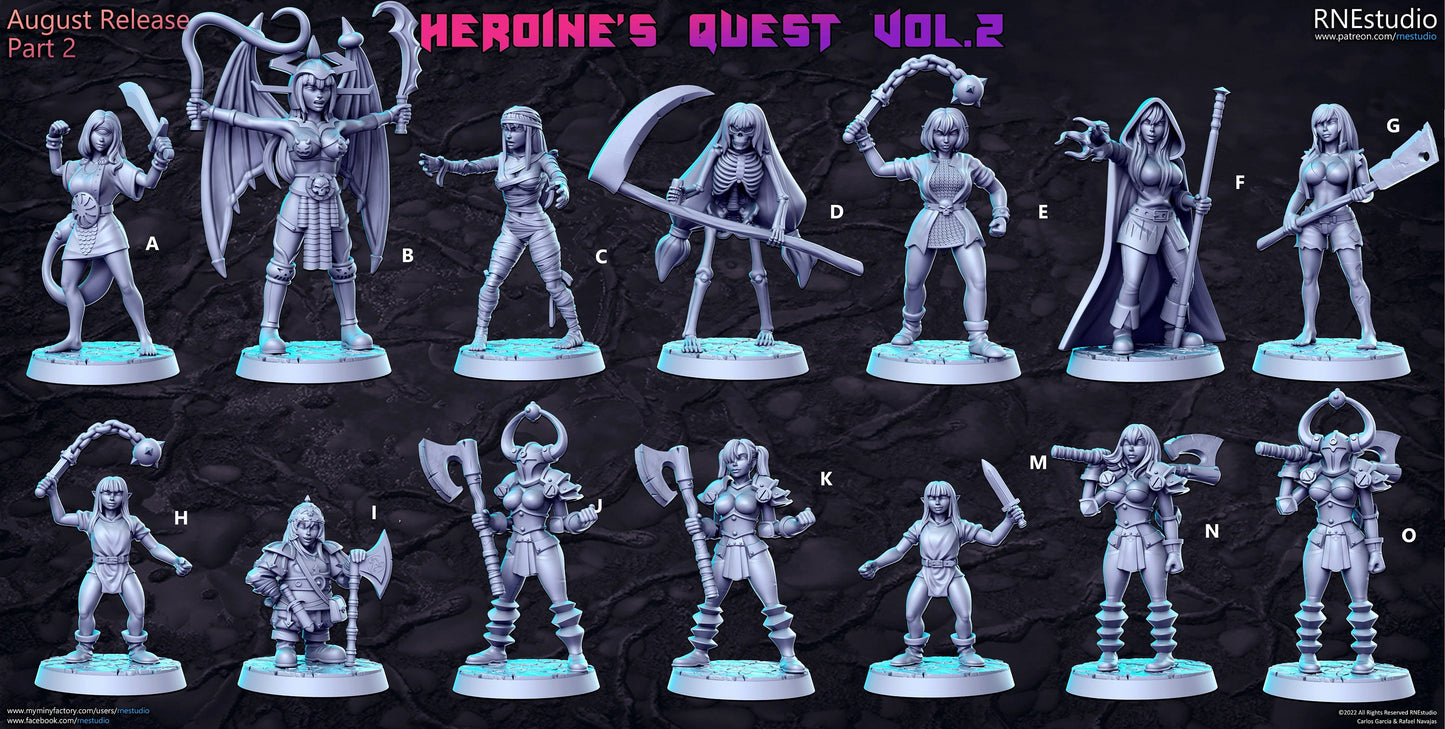 Heroine Quest Vol. 2 by RN Estudio Miniatures