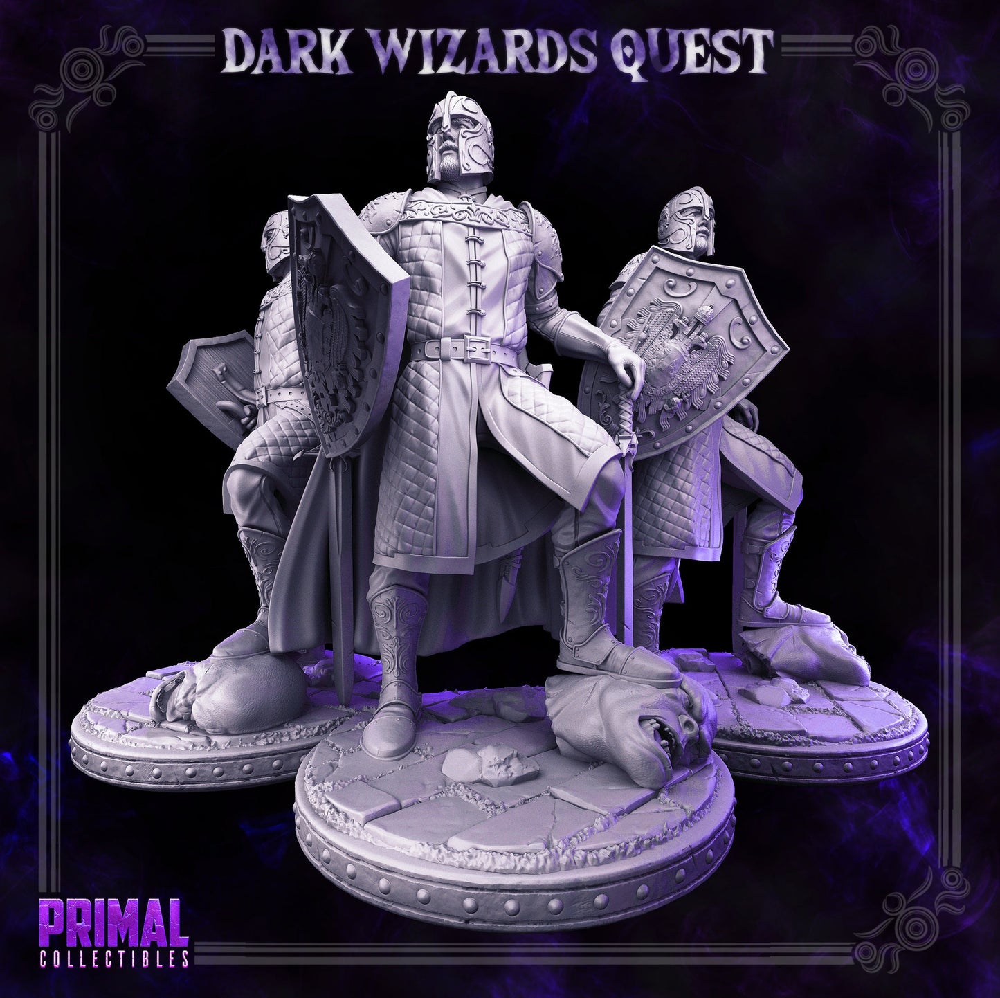 Demetrius Knight from Dark Wizard Quest by Primal Collectibles Miniatures