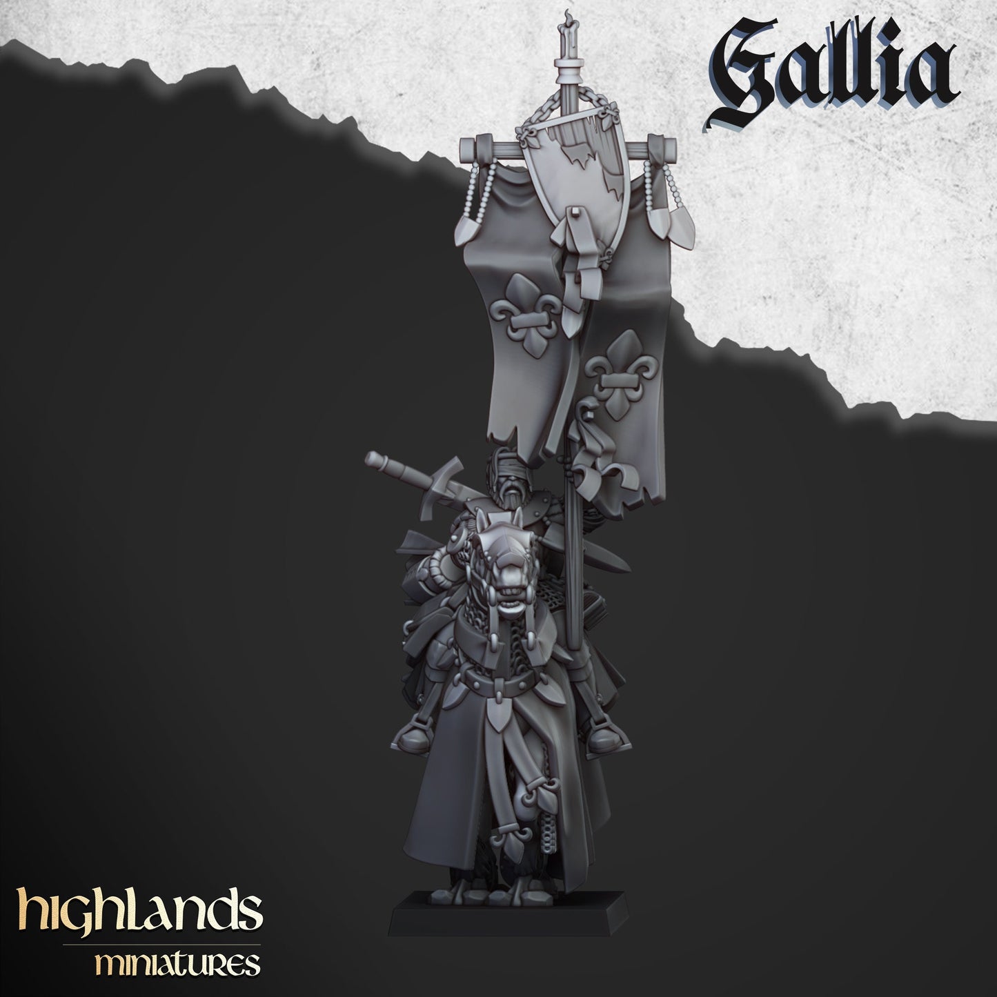 Questing Knight Unit of Gallia  by Highland Miniatures