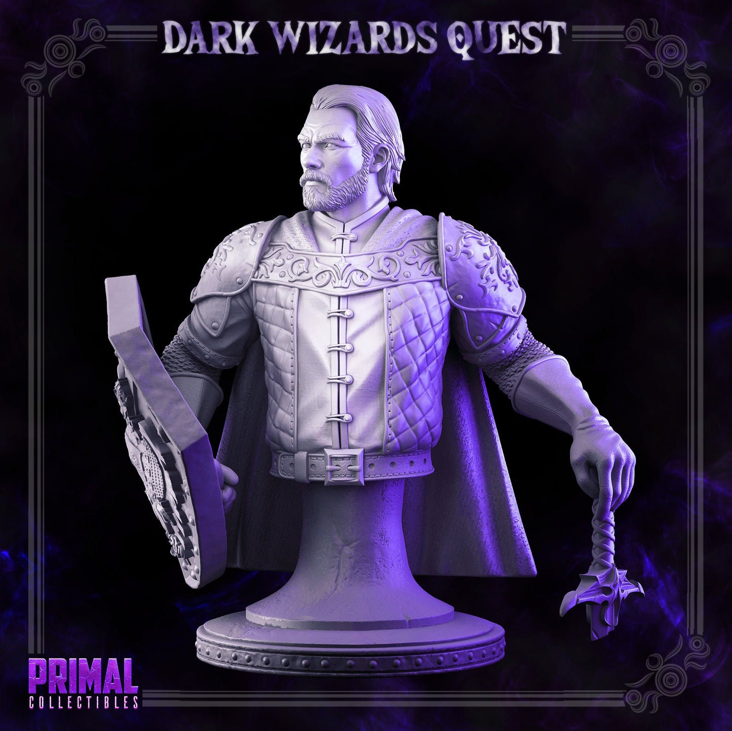 Demetrius Knight from Dark Wizard Quest by Primal Collectibles Miniatures