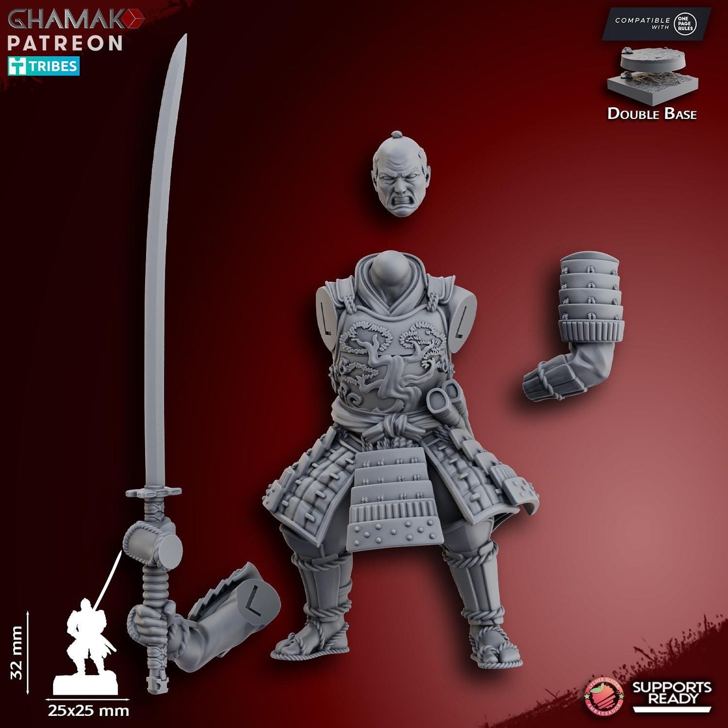 Odachi Samurai by Ghamak Miniatures