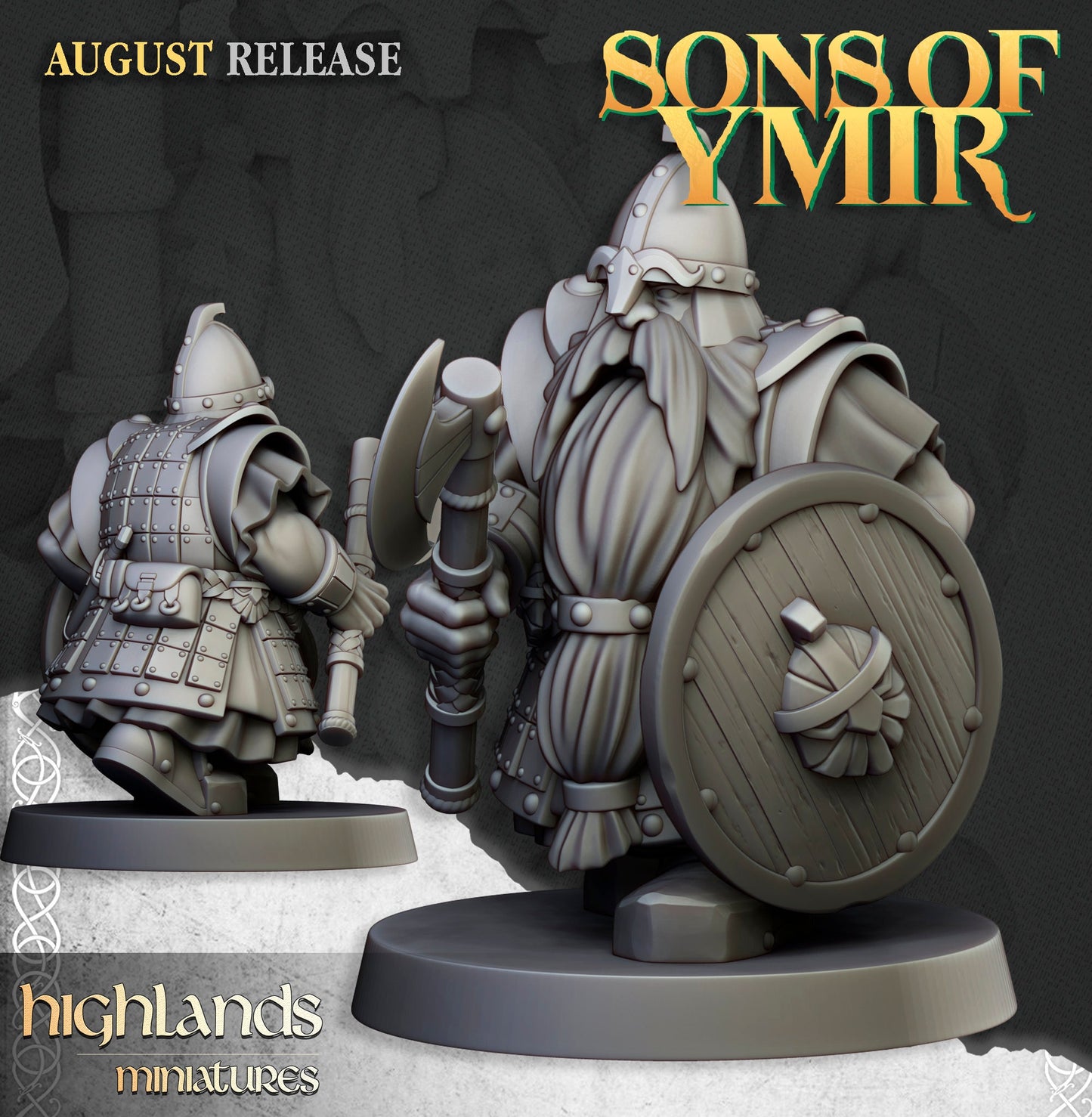 Dwarf Veterans Unit by Highland Miniatures