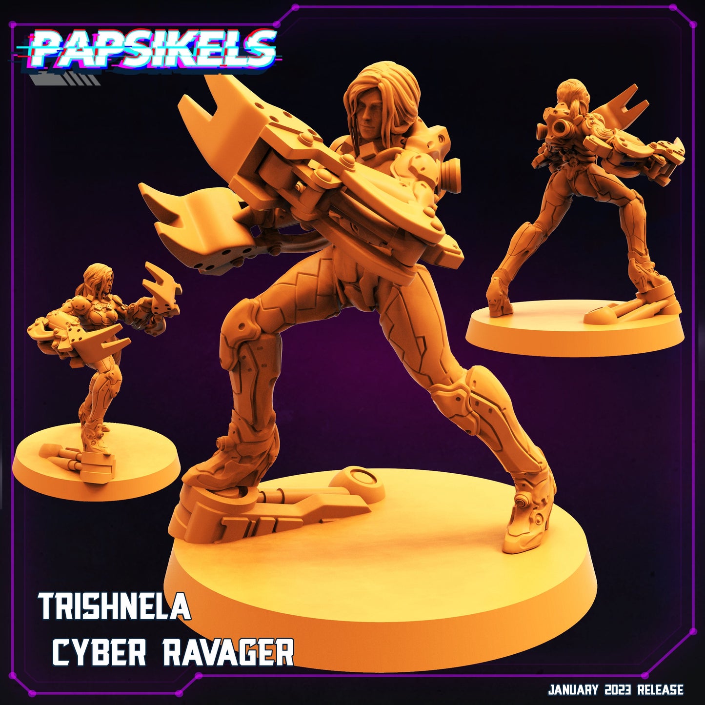 Cyber Ravagers by Papsikels Miniatures