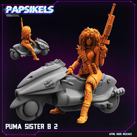 Puma Sisters by Papsikels Miniatures