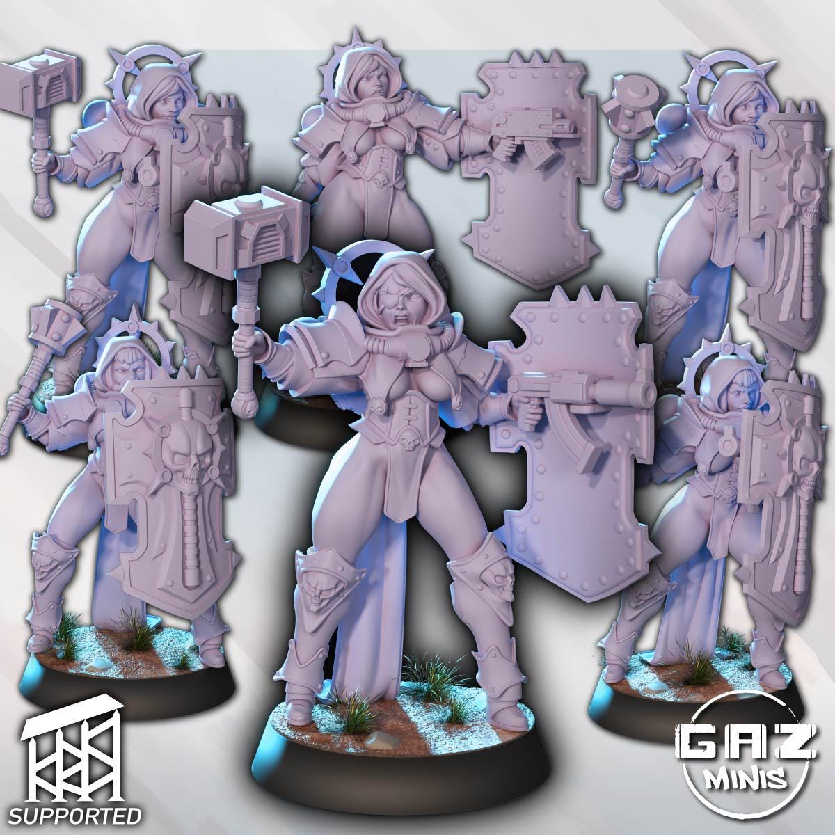 Guardian Maidens - Siblings of Combat by Gaz Minis