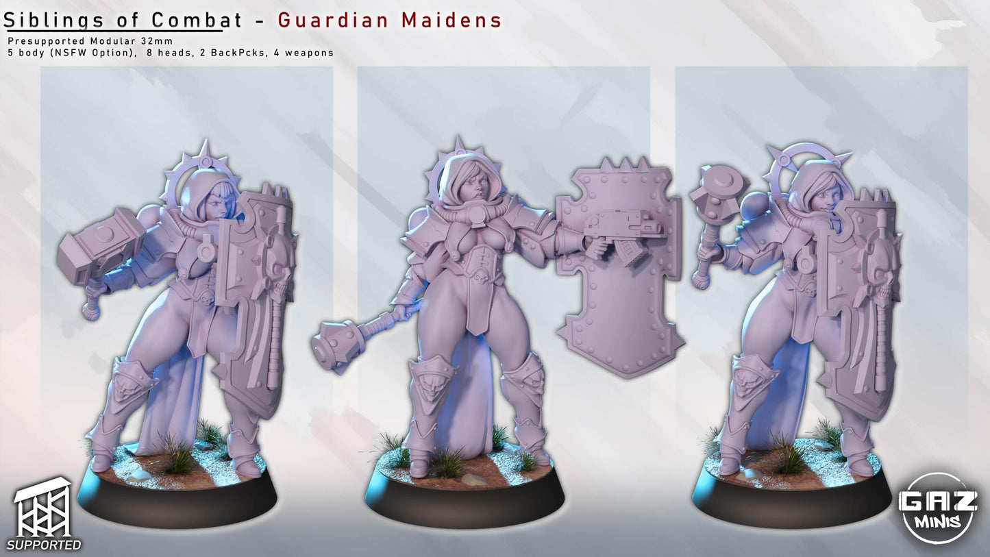 Guardian Maidens - Siblings of Combat by Gaz Minis