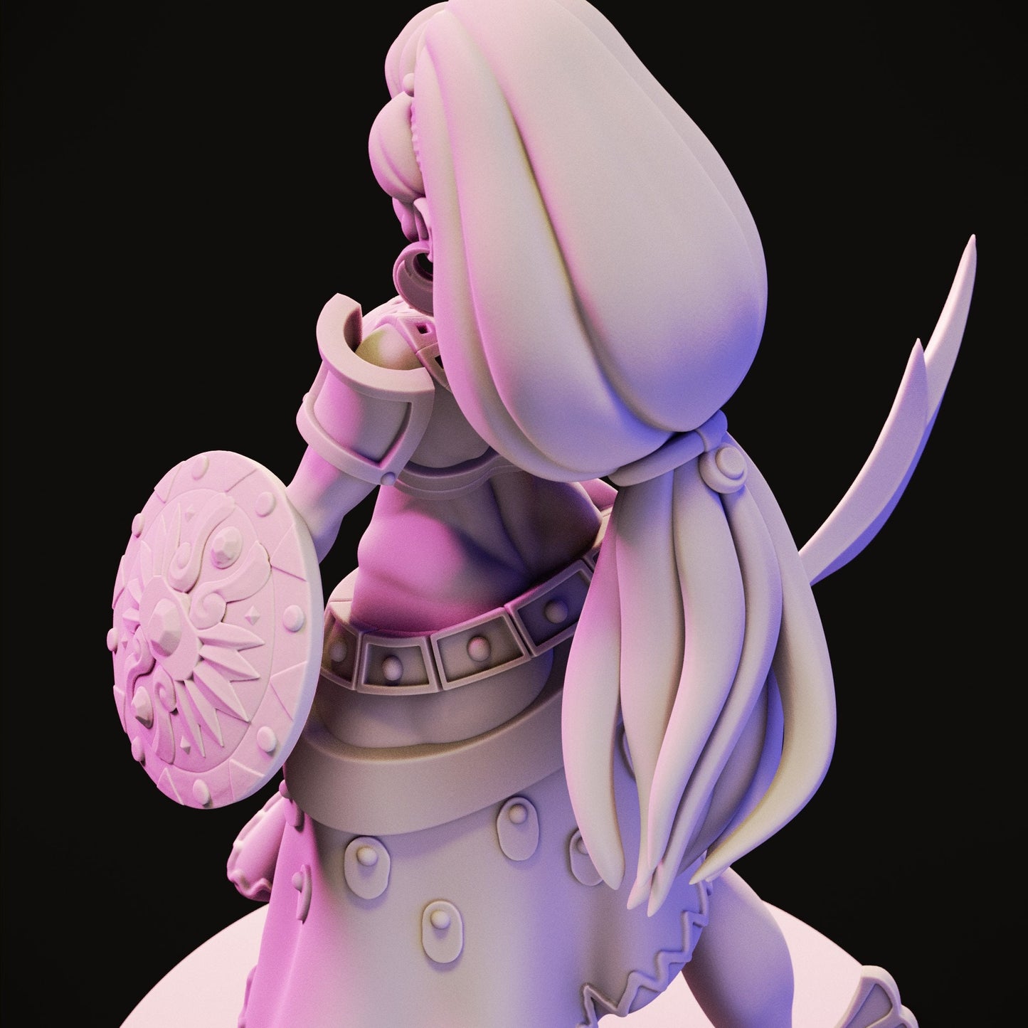 Desert Warrior Woman by Jigglystix Pinup Factory Miniatures