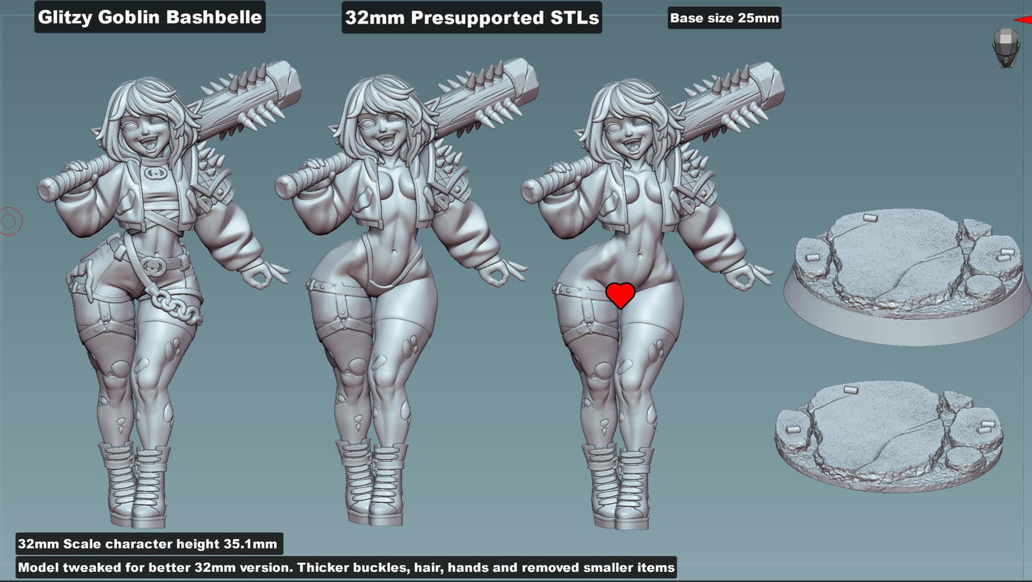Glitzy Gobbo – Bashbelle by Gaz Minis