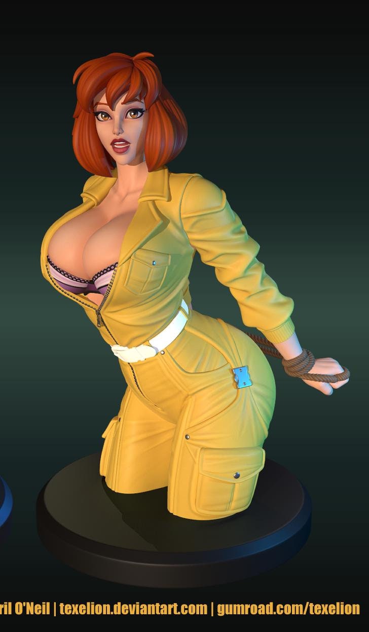 April Bustholder by Texelion Pin Up Miniatures