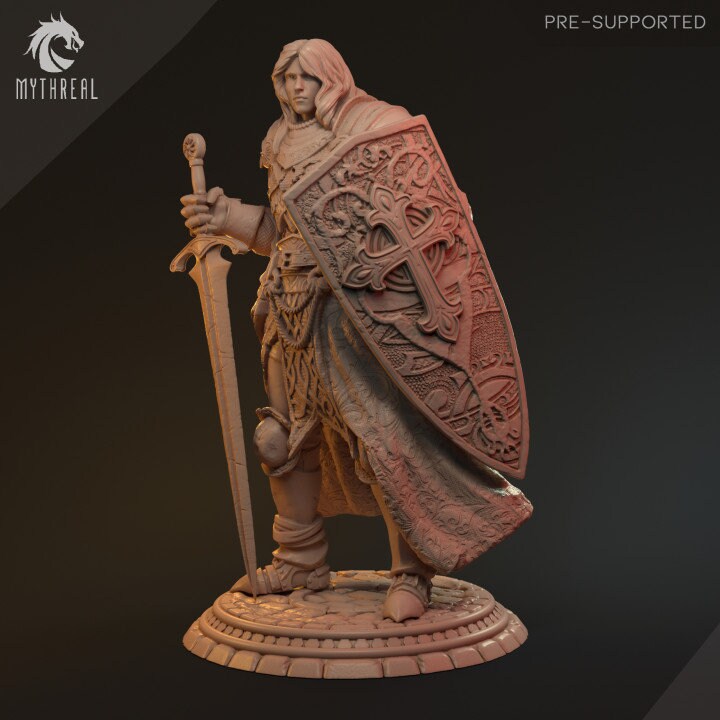 Lancelot Knight Miniature by Mythreal Games