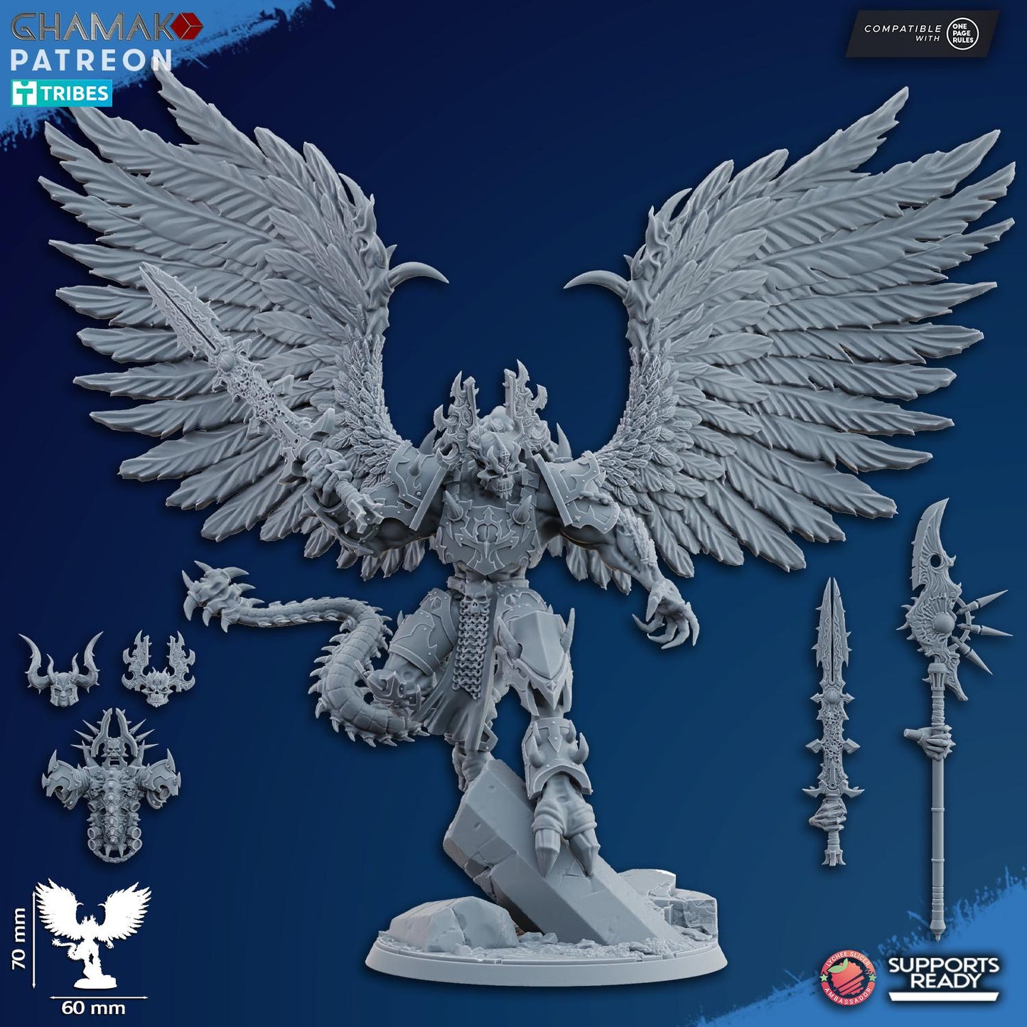 Demonic Possessed Warlock by Ghamak Miniatures