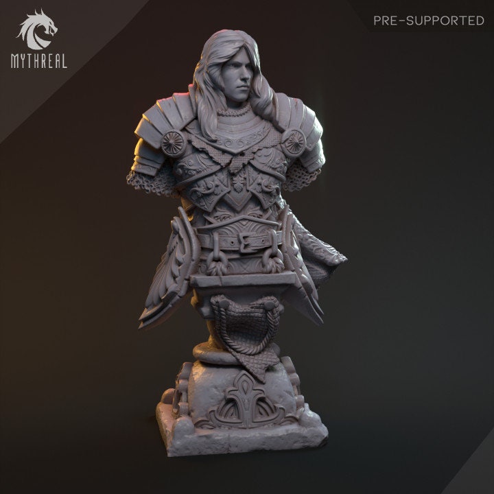 Lancelot Knight Miniature by Mythreal Games