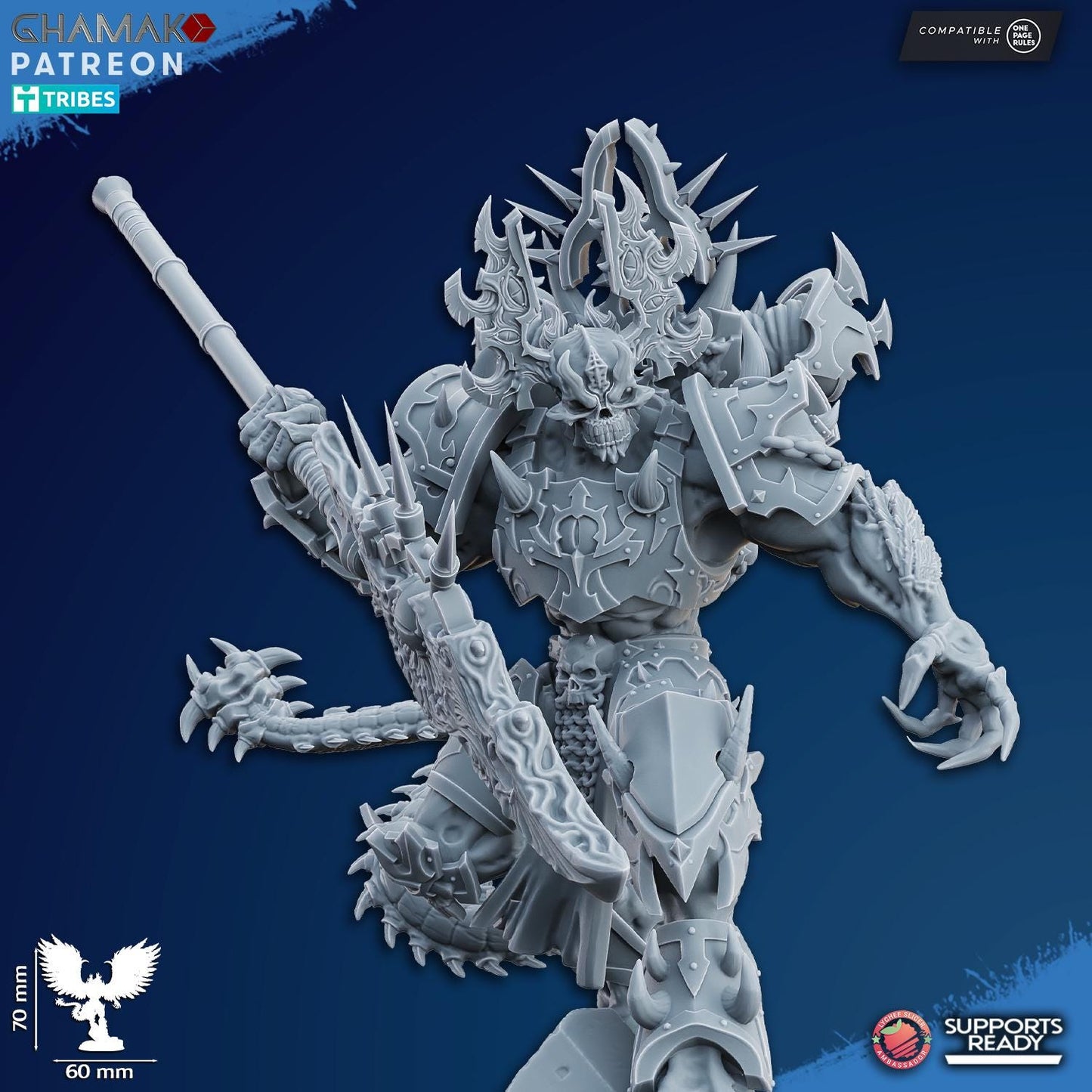 Demonic Possessed Warlock by Ghamak Miniatures