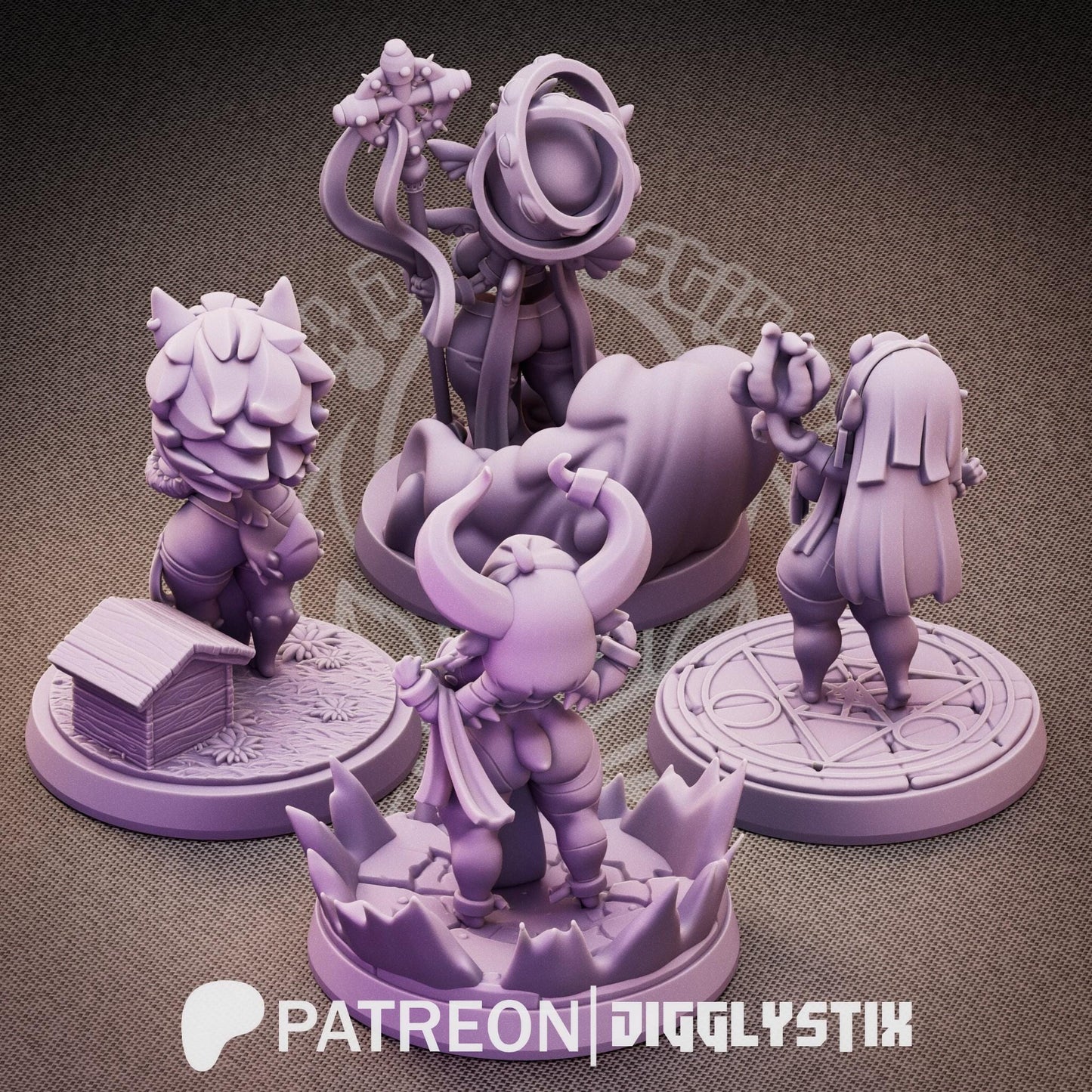Shortstack Adventurers Bundle by Jigglystix Pin Up Factory