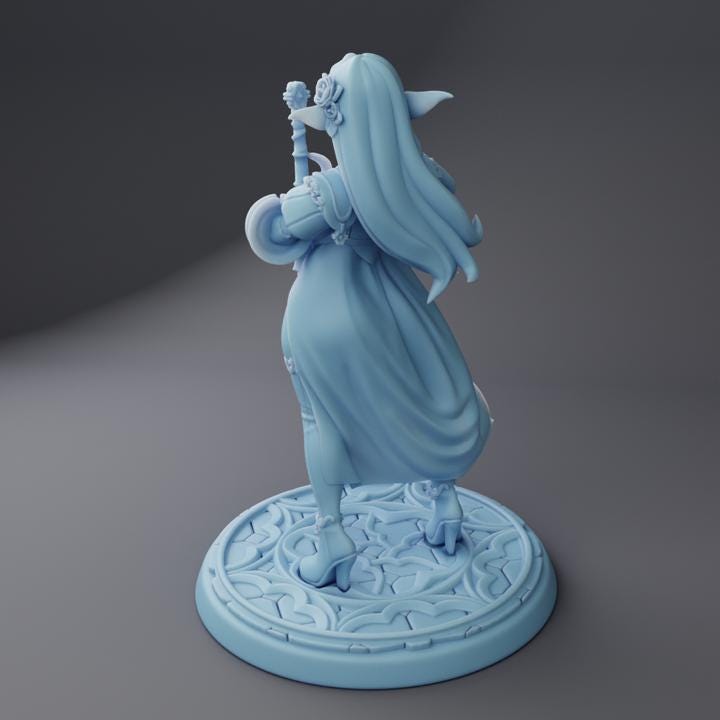 Melrissa the Elven Paladin By Twin Goddess Miniatures