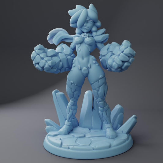 Tephra the Magma Elemental By Twin Goddess Miniatures