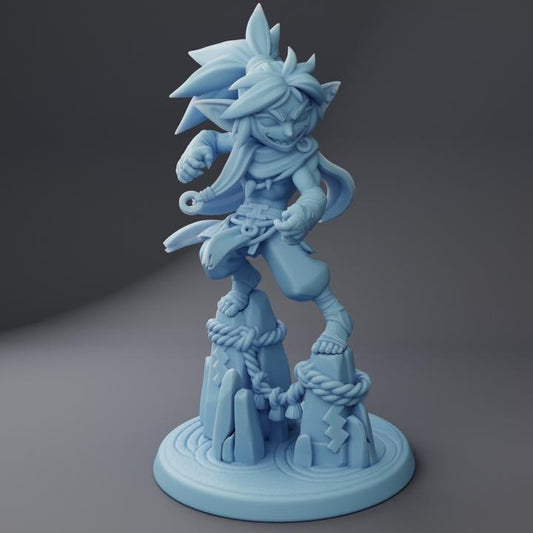 Saru the Goblin Monk By Twin Goddess Miniatures