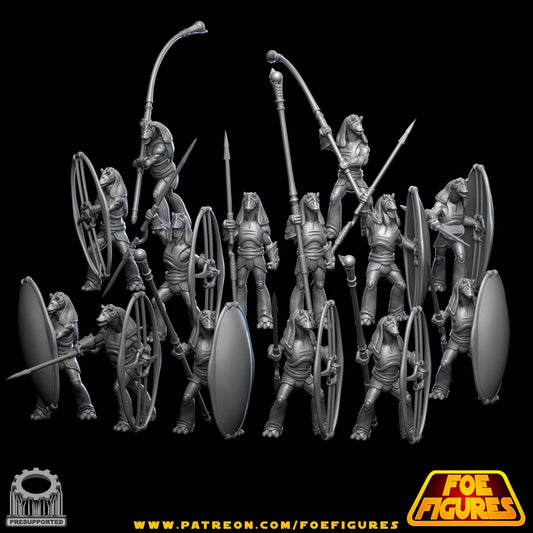 Modular Gungan Infantry  by Foe Figures Miniatures