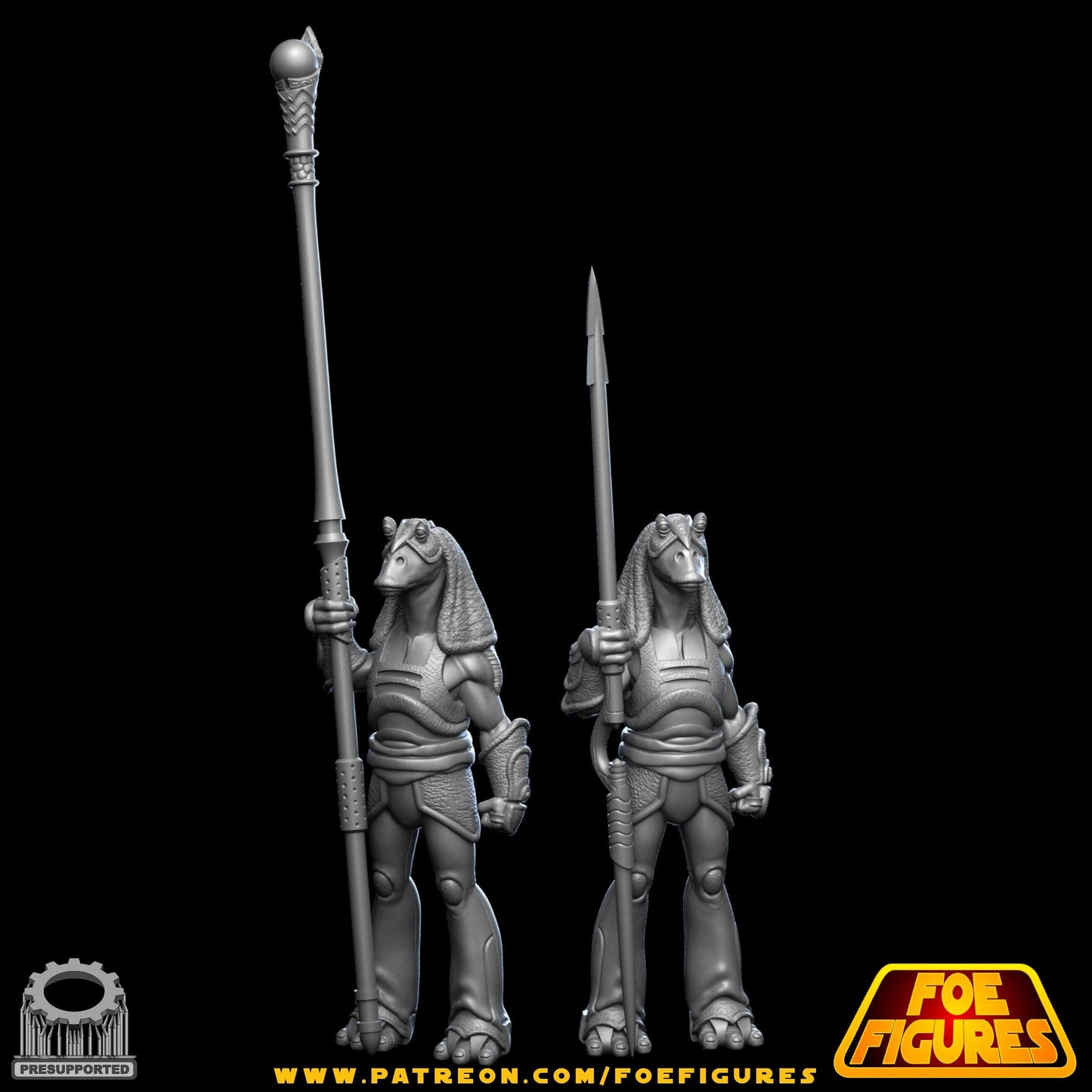 Modular Gungan Infantry  by Foe Figures Miniatures