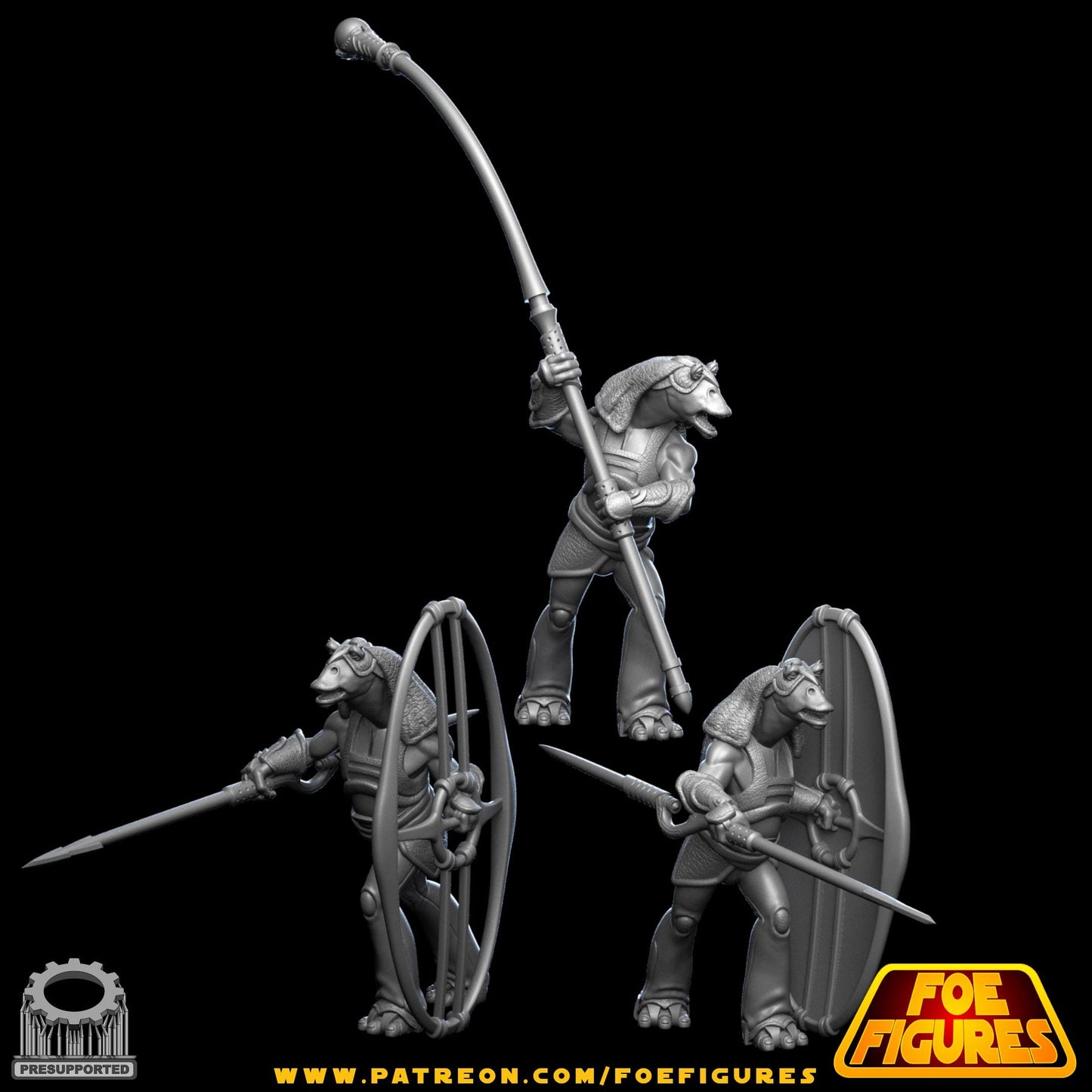 Modular Gungan Infantry  by Foe Figures Miniatures