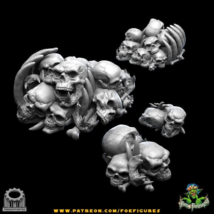 Fantasy Skull Piles by Foe Figures Miniatures