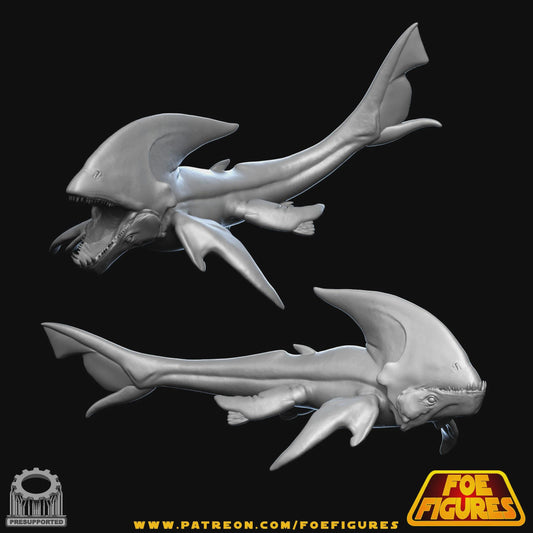 Kiraxan Shark Bundle Scifi  by Foe Figures Miniatures