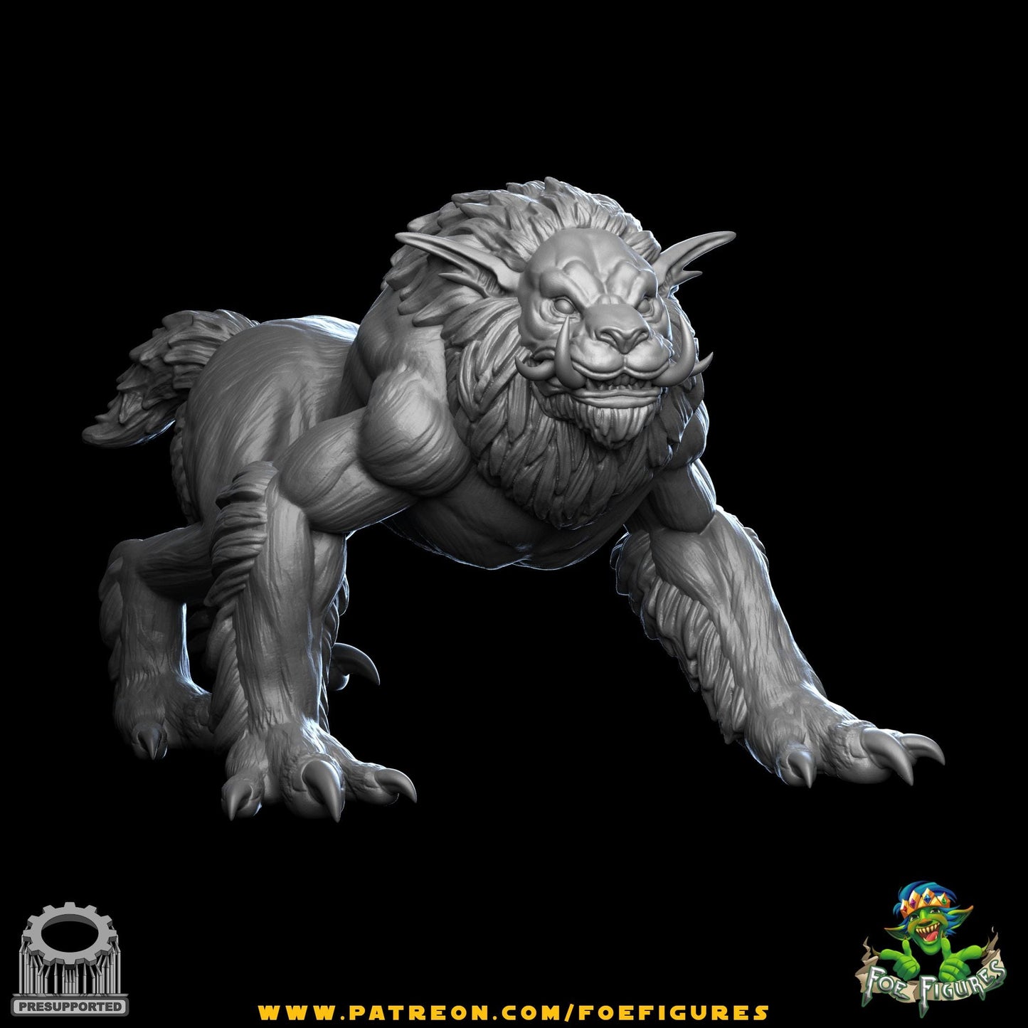 Nanka Lion by Foe Figures Miniatures