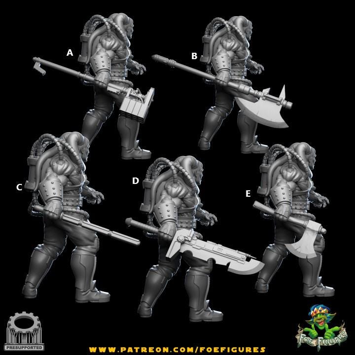 Twiik Bane Barbarian  by Foe Figures Miniatures