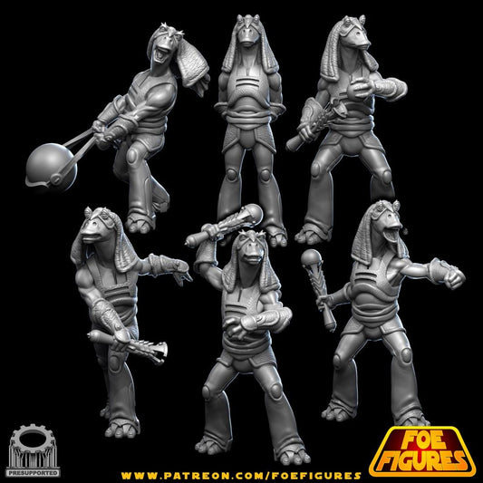 Gungan Warriors  by Foe Figures Miniatures