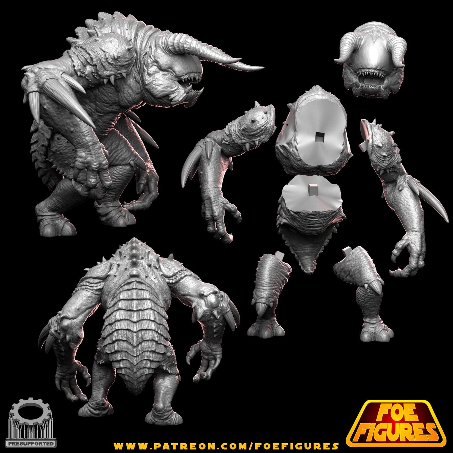 Swamp Rancor by Foe Figures Miniatures
