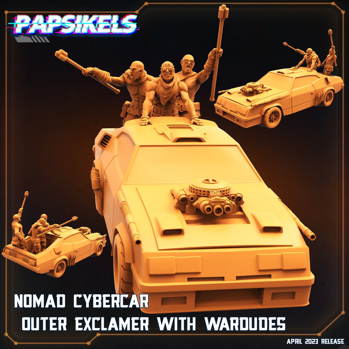 War Dudes Cyber Cars by Papsikels Miniatures