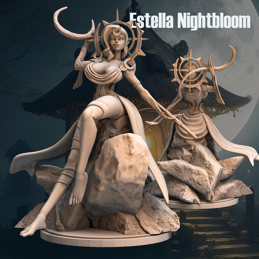 Witch Estella from "Goblin Tavern" by Anexeo Miniatures