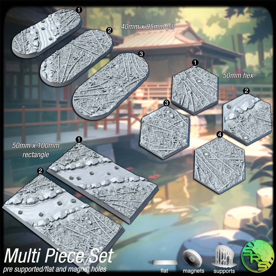 Bamboo Forest Bases by Where Legends Stand Miniatures
