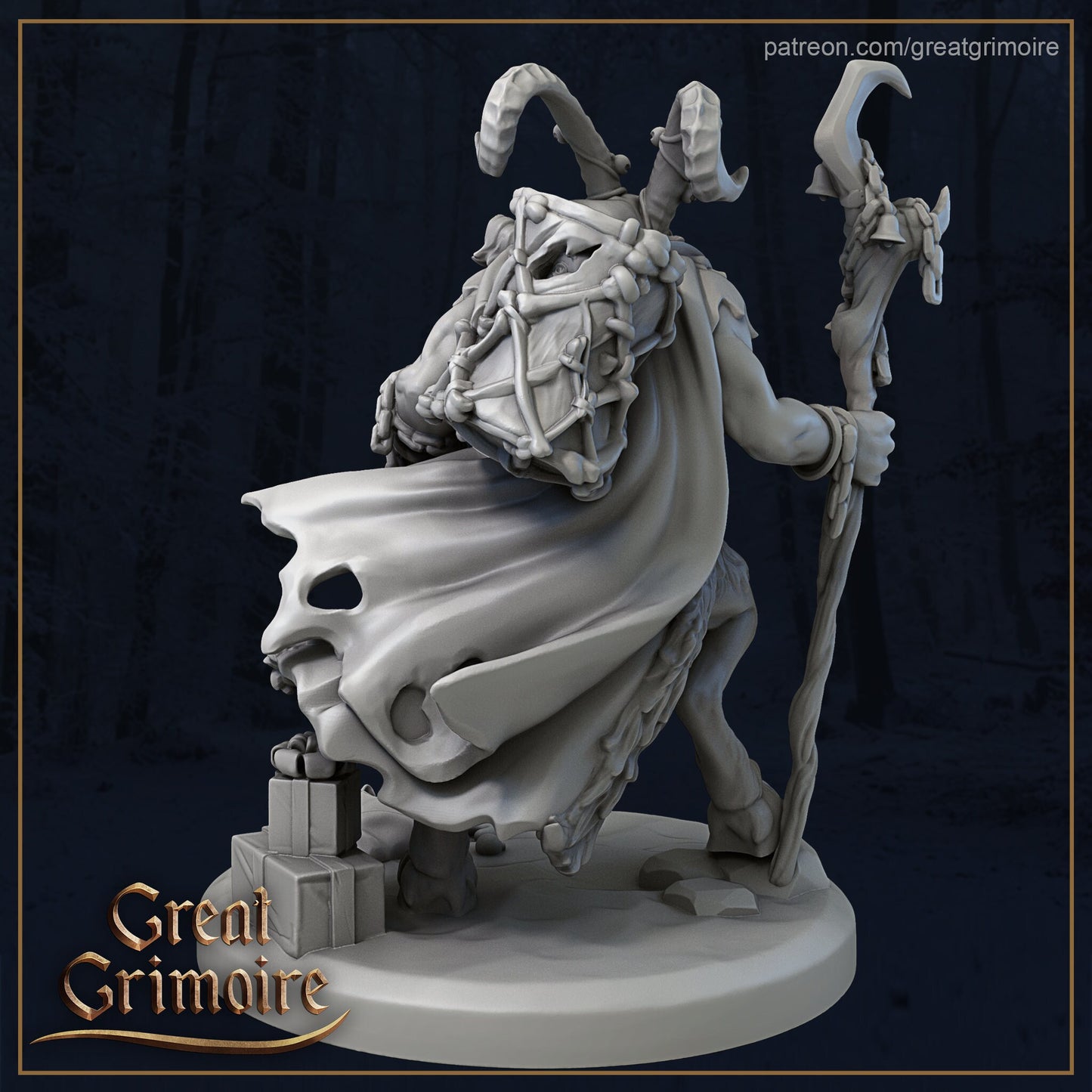 Krampus from "Tales of Yaga Moors" by Great Grimoire Miniature RPG