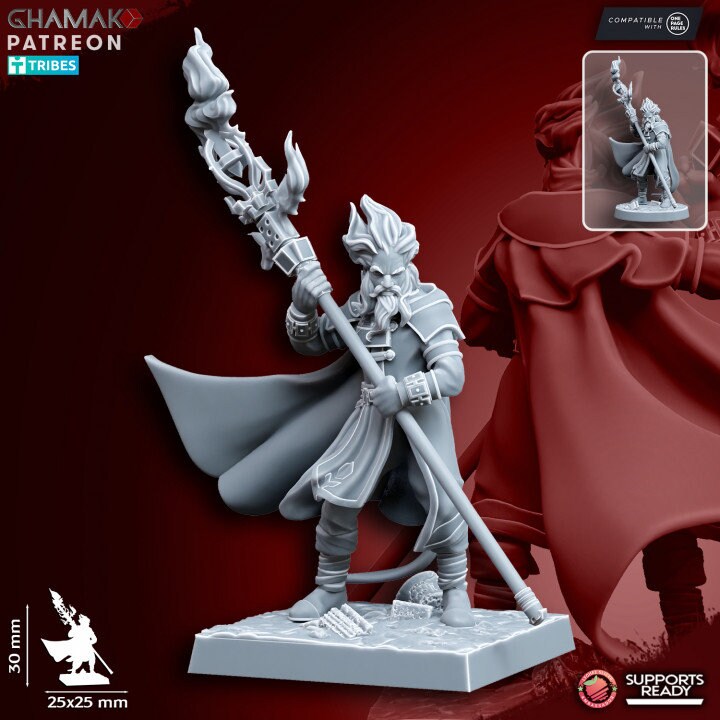 Empire Wizard  by Ghamak Miniatures