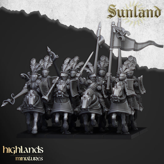 Knight Unit of Sunland  by Highland Miniatures