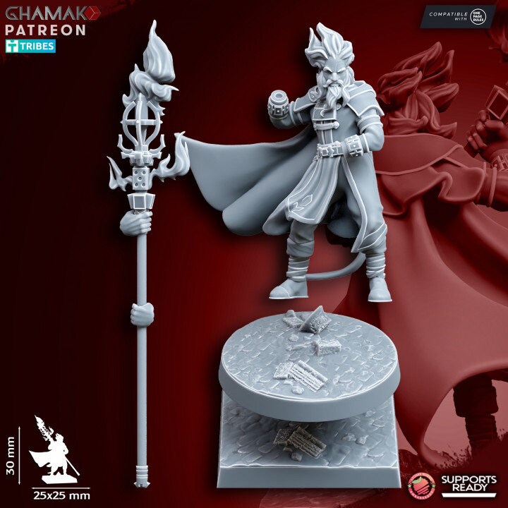 Empire Wizard  by Ghamak Miniatures