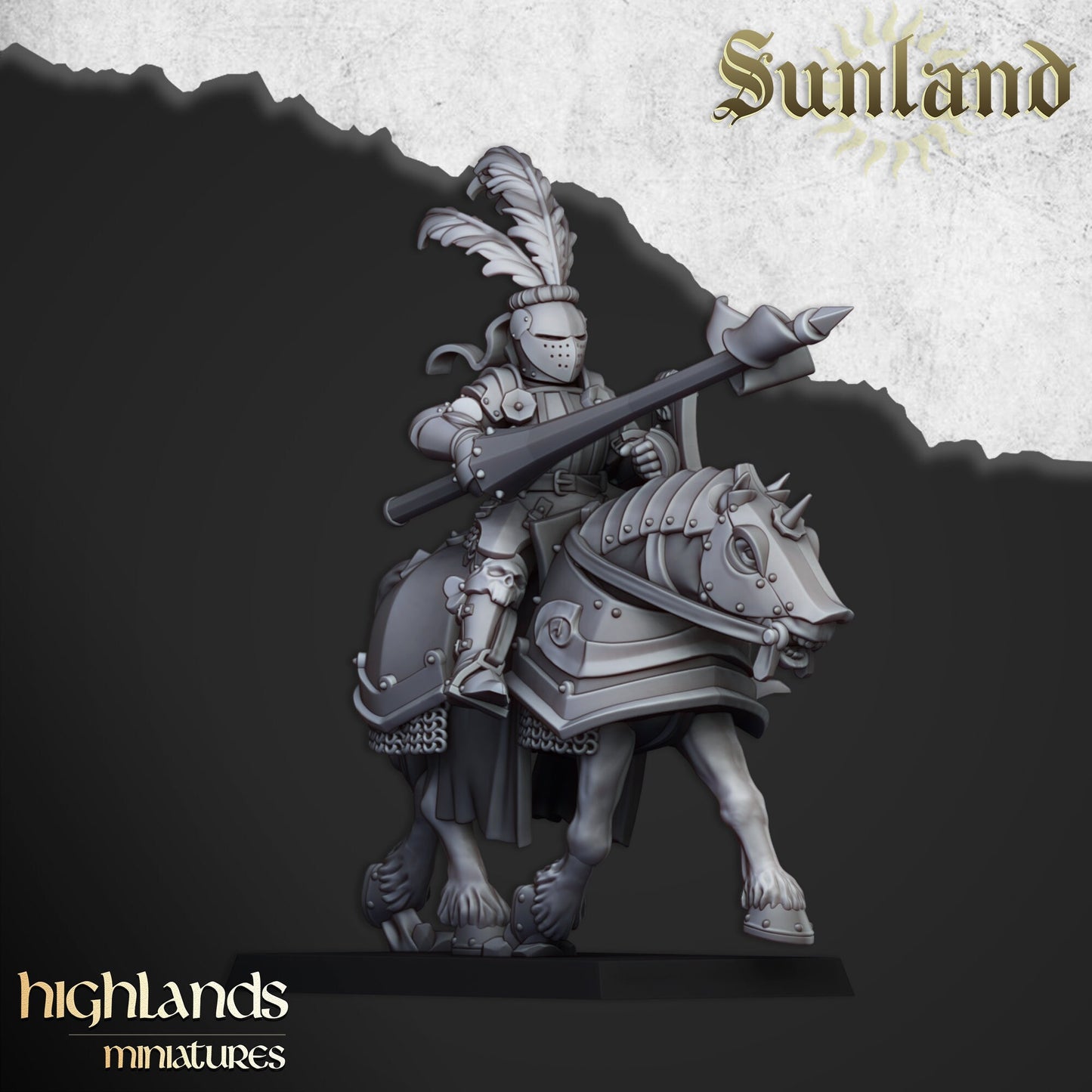Knight Unit of Sunland  by Highland Miniatures
