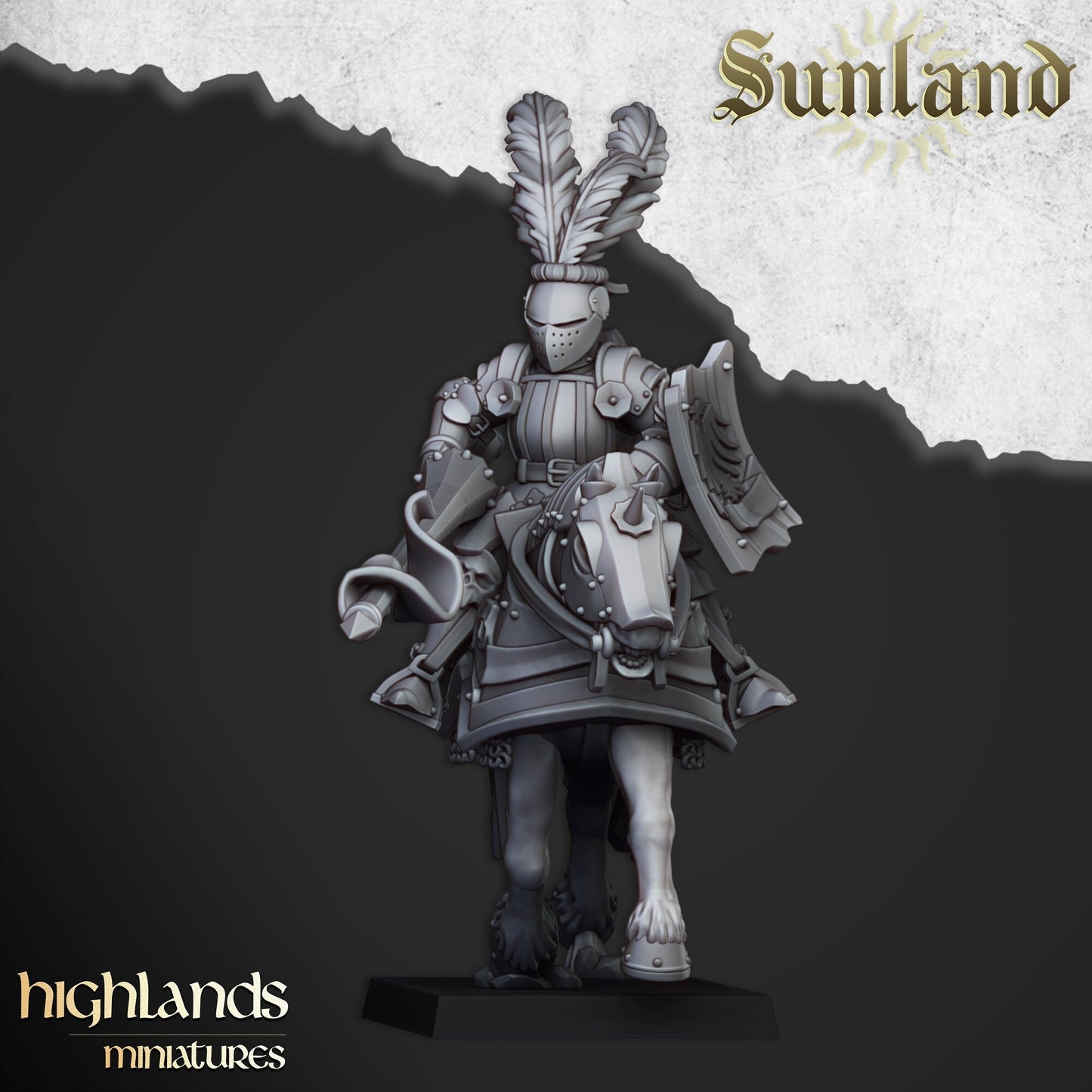 Knight Unit of Sunland  by Highland Miniatures
