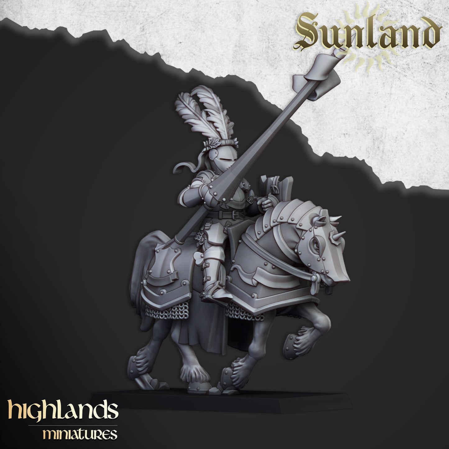 Knight Unit of Sunland  by Highland Miniatures