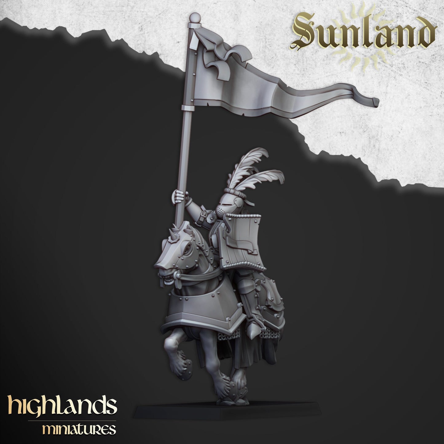 Knight Unit of Sunland  by Highland Miniatures