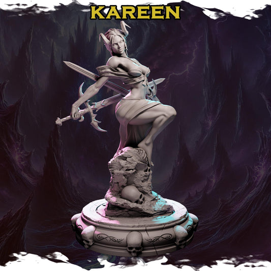 Kareen from "Ladies of Chaos Aftermath" by Blackbird Miniatures