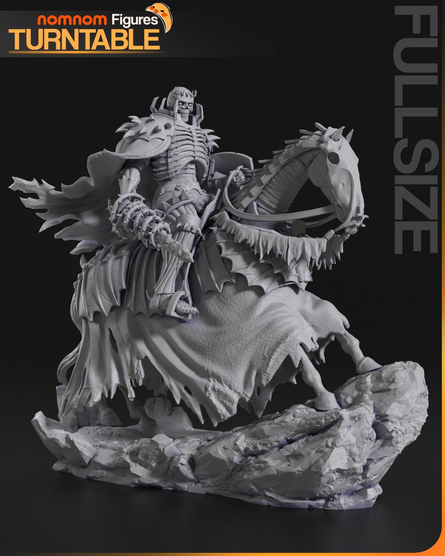 Skull Knight Statue Model Kit by Nomnom Figures