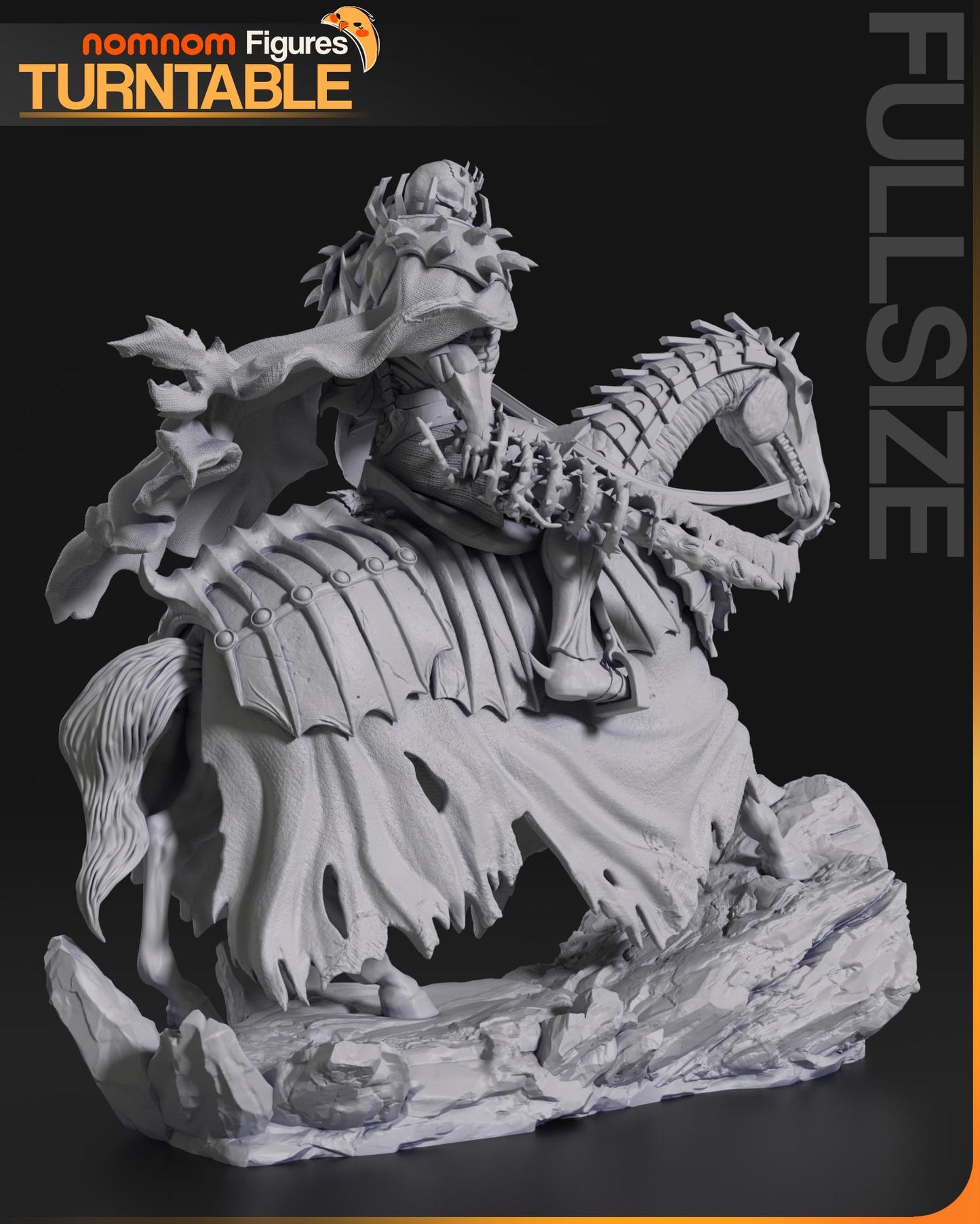 Skull Knight Statue Model Kit by Nomnom Figures
