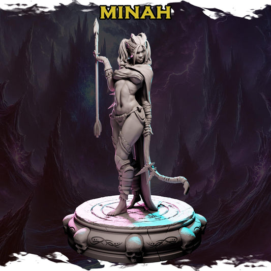 Minah  from "Ladies of Chaos Aftermath" by Blackbird Miniatures